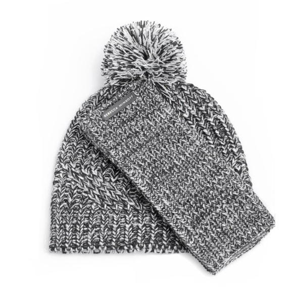 REBECCA MINKOFF Marled Beanie and Arm Warmers NWT - Picture 2 of 5